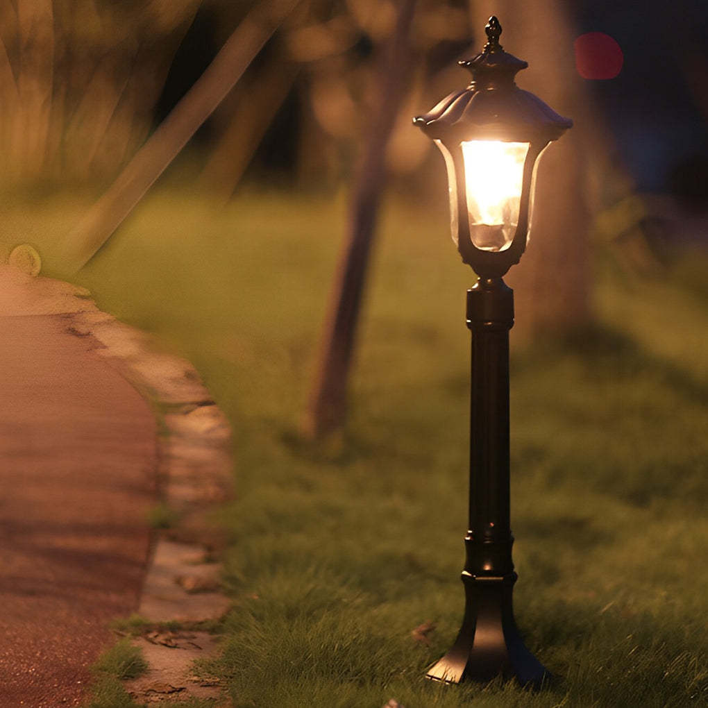 Vintage Classic Waterproof LED Black European-style Outdoor Lawn Lights-Lighom