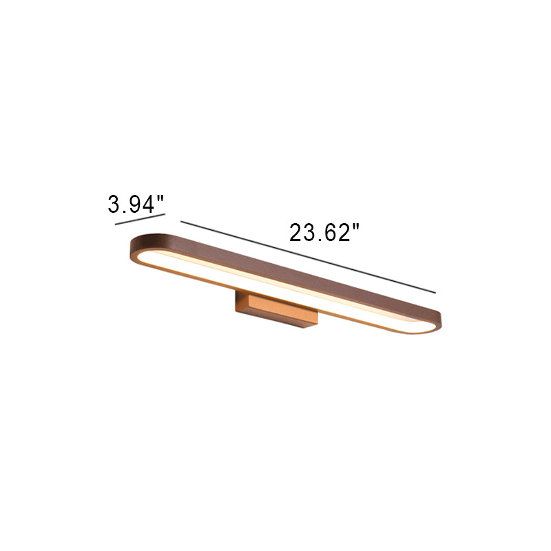 European Circular Aluminum LED Vanity Wall Sconce — White Light (5000K) / 220V-240V For UK/AU