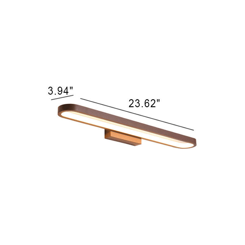 European Circular Aluminum LED Vanity Wall Sconce — White Light (5000K) / 220V-240V For UK/AU
