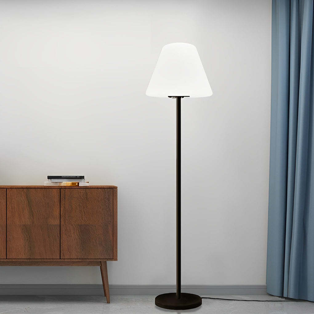 Modern Intelligent LED Metal and Shaded Floor Lamp-Lighom