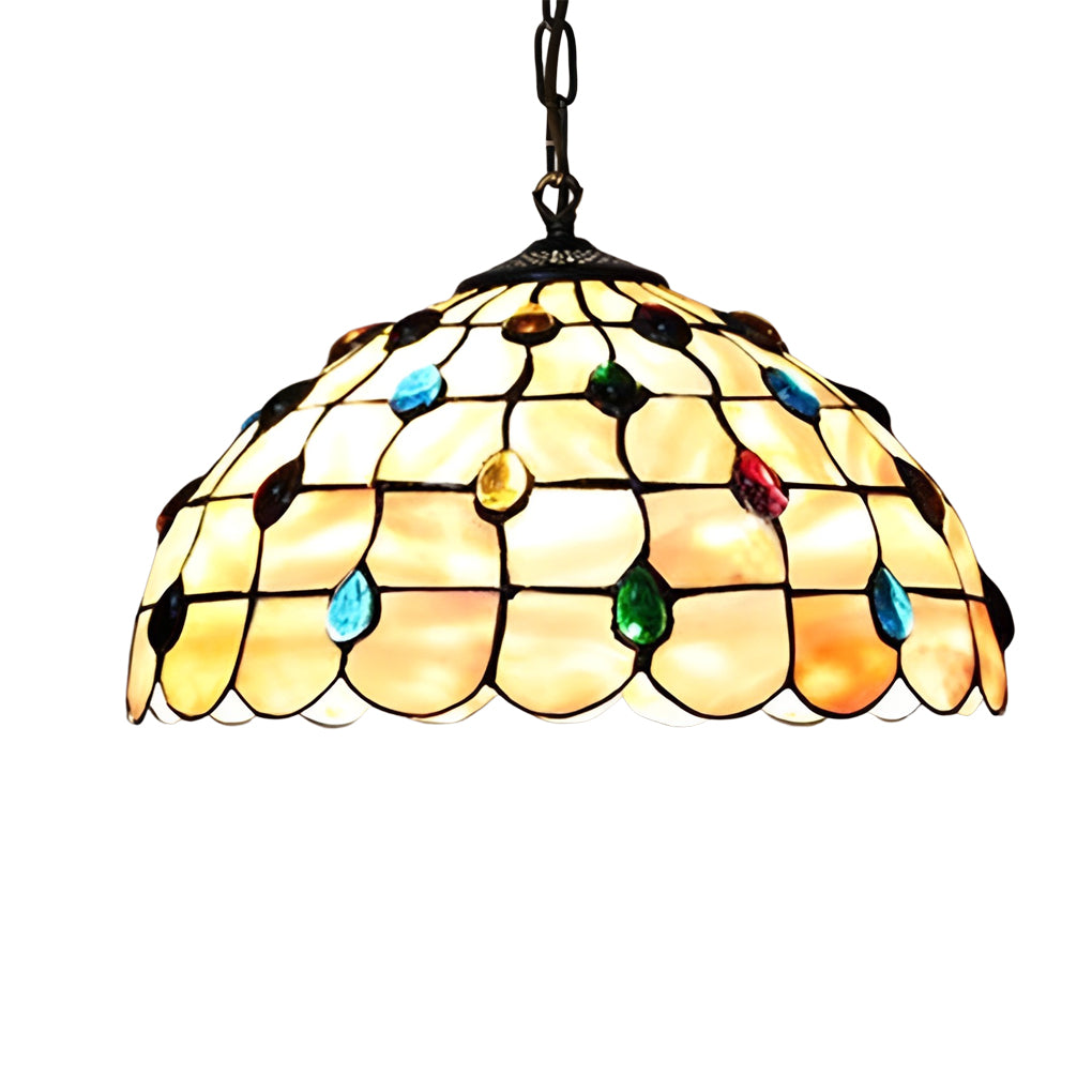 Handmade Baroque Colorful Glass European Chandelier