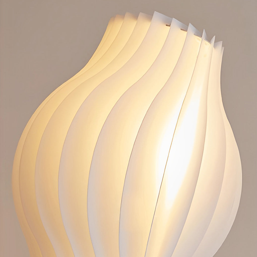 Modern Coastal LED Wavy Floor Lamp-Lighom