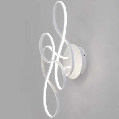 Minimalist Aluminum Acrylic Line LED Flush Mount Light