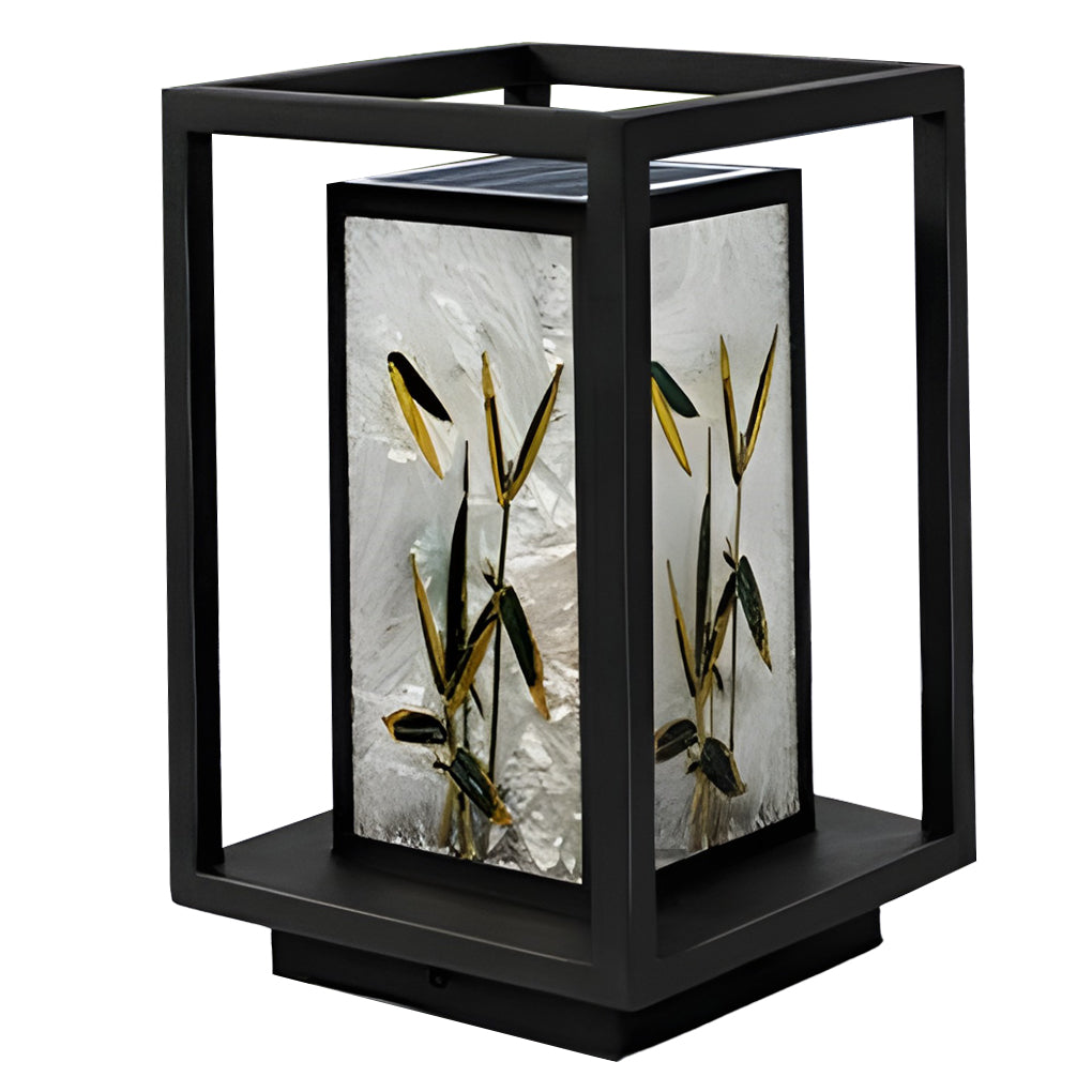 Artistic Solar LED Path Lights with Landscape Pattern-Lighom