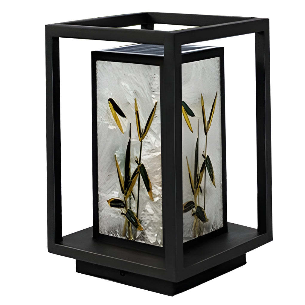 Artistic Solar LED Path Lights with Landscape Pattern-Lighom