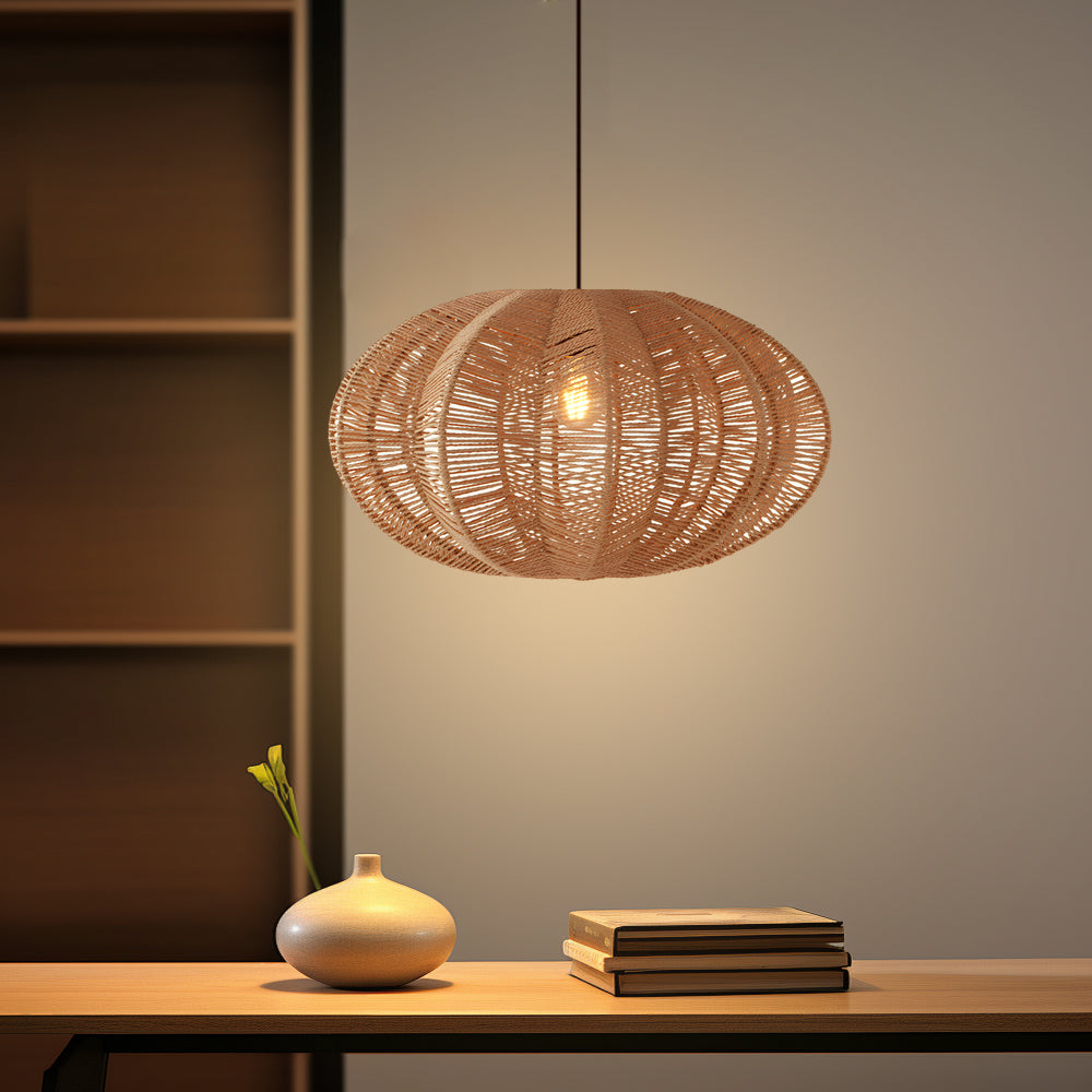 Retro Hemp Rope Japanese Wabi-Sabi Chandelier