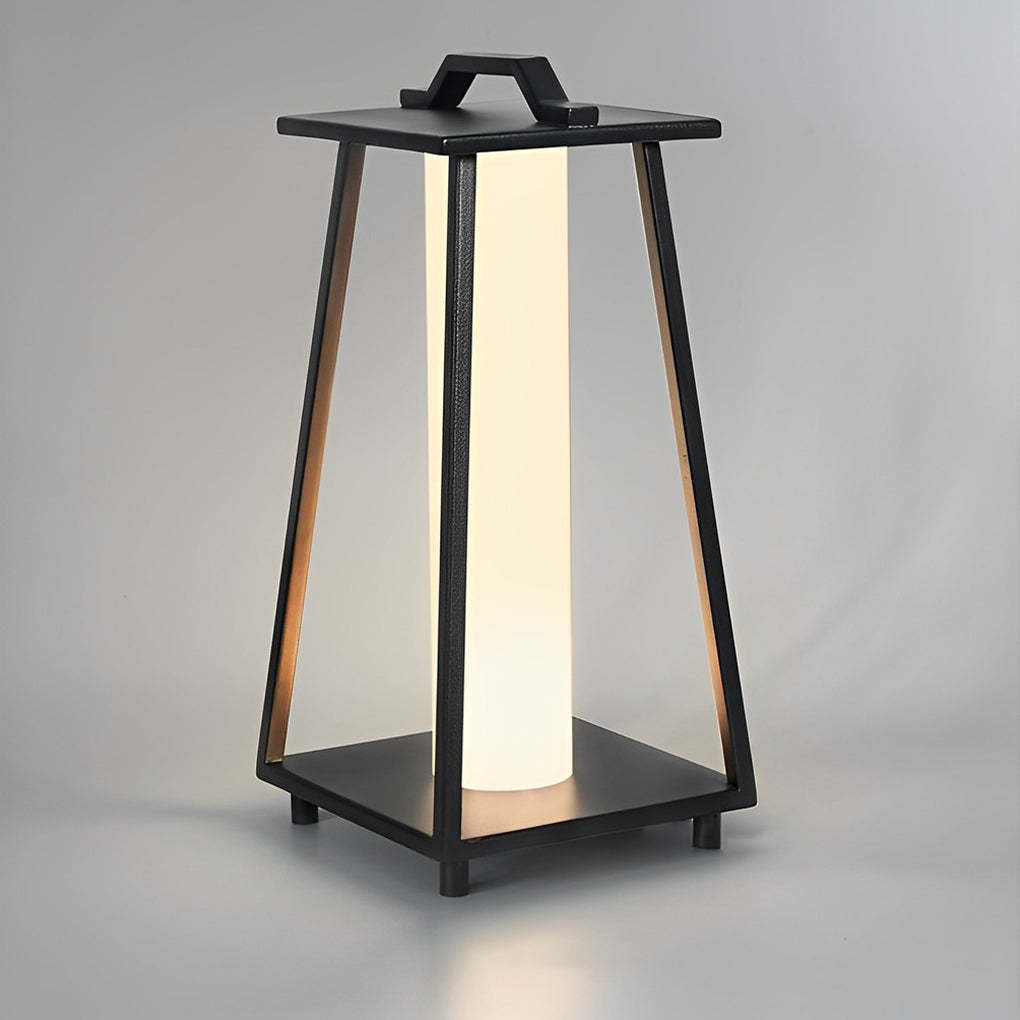 Portable Waterproof LED Removable Black Modern Outdoor Floor Lamp-Lighom