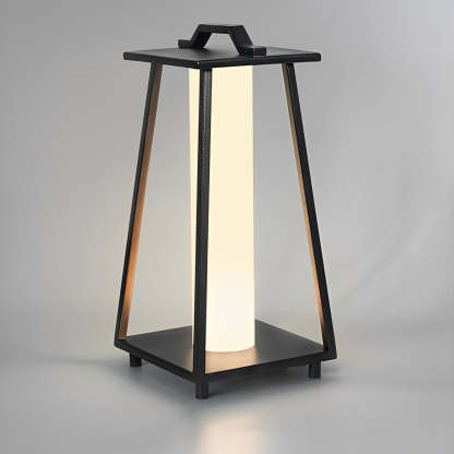 Portable Waterproof LED Removable Black Modern Outdoor Floor Lamp-Lighom