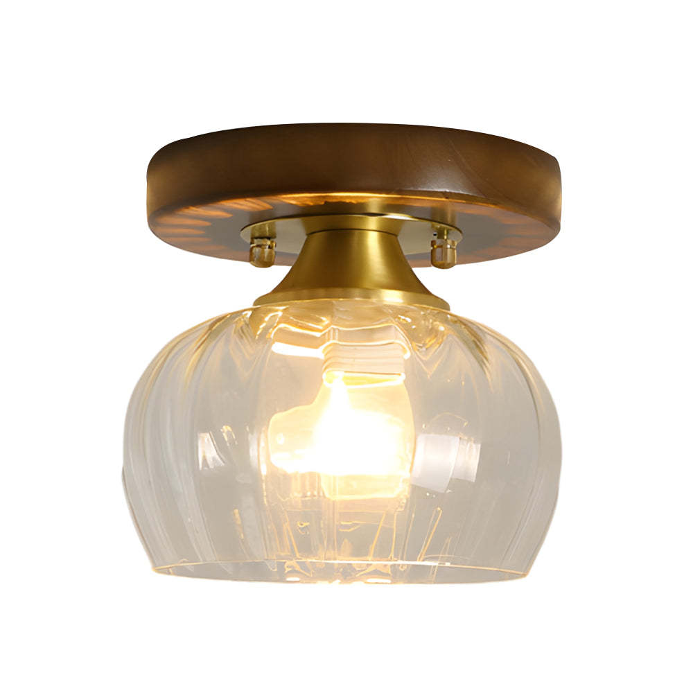 Square Iron Frame American Country Ceiling Light - 01B