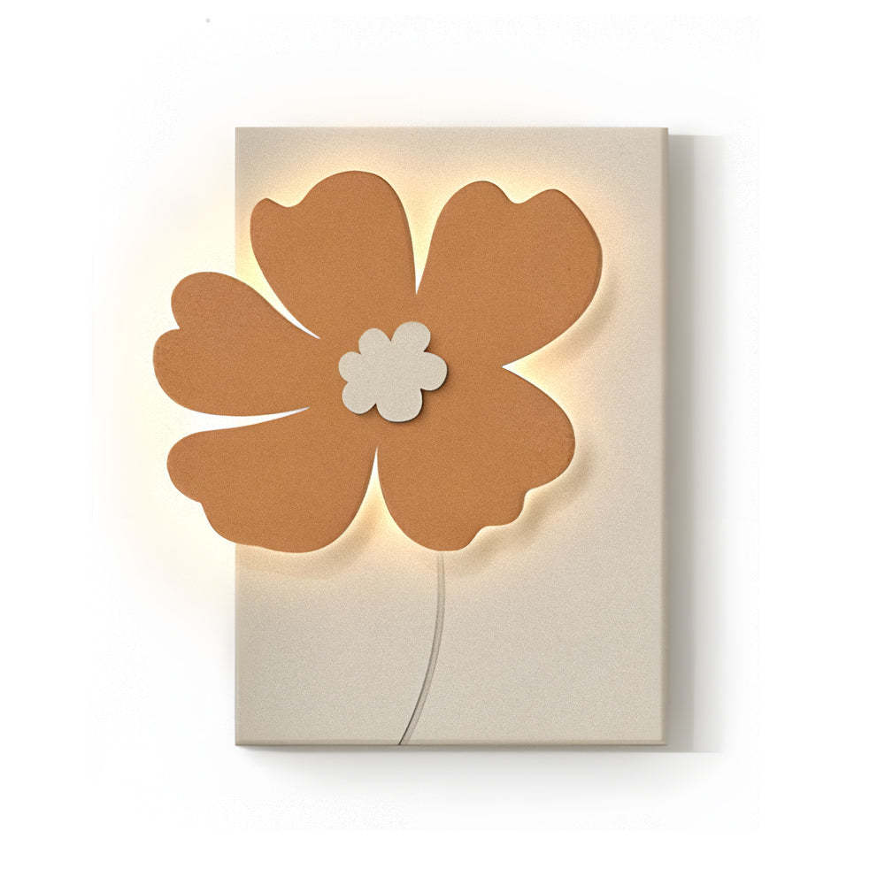 Flowers 3D Sandstone USB Remote Decorative Wall Painting