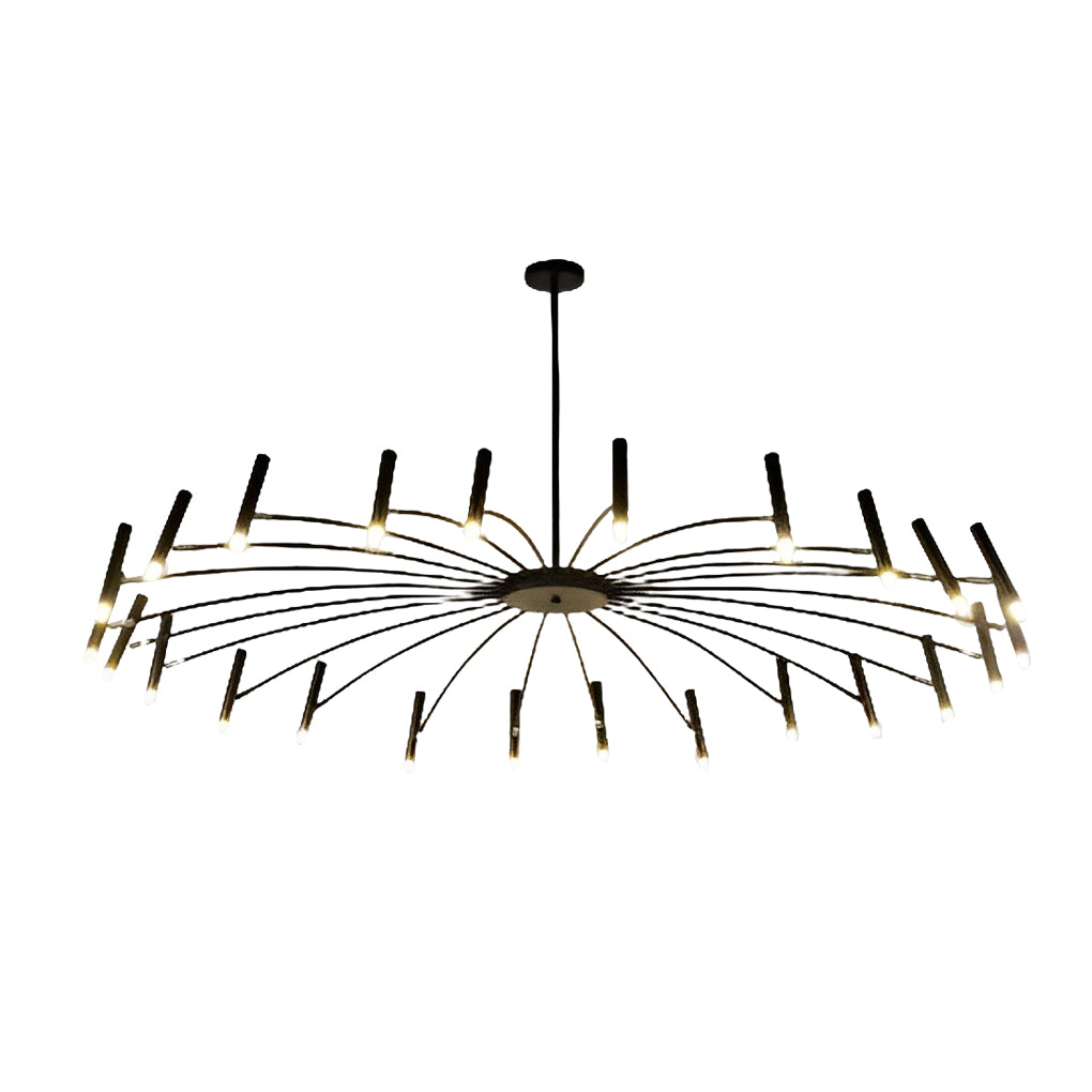 Irregular 3D Stainless Steel Ball Postmodern Pendant