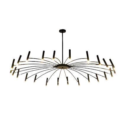 Irregular 3D Stainless Steel Ball Postmodern Pendant