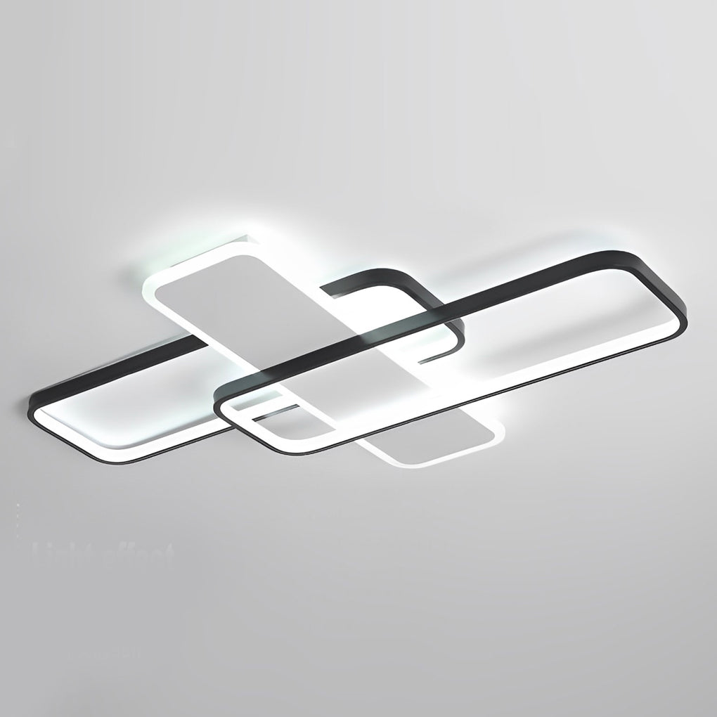 Overlapping Stepless Dimming Nordic Ceiling