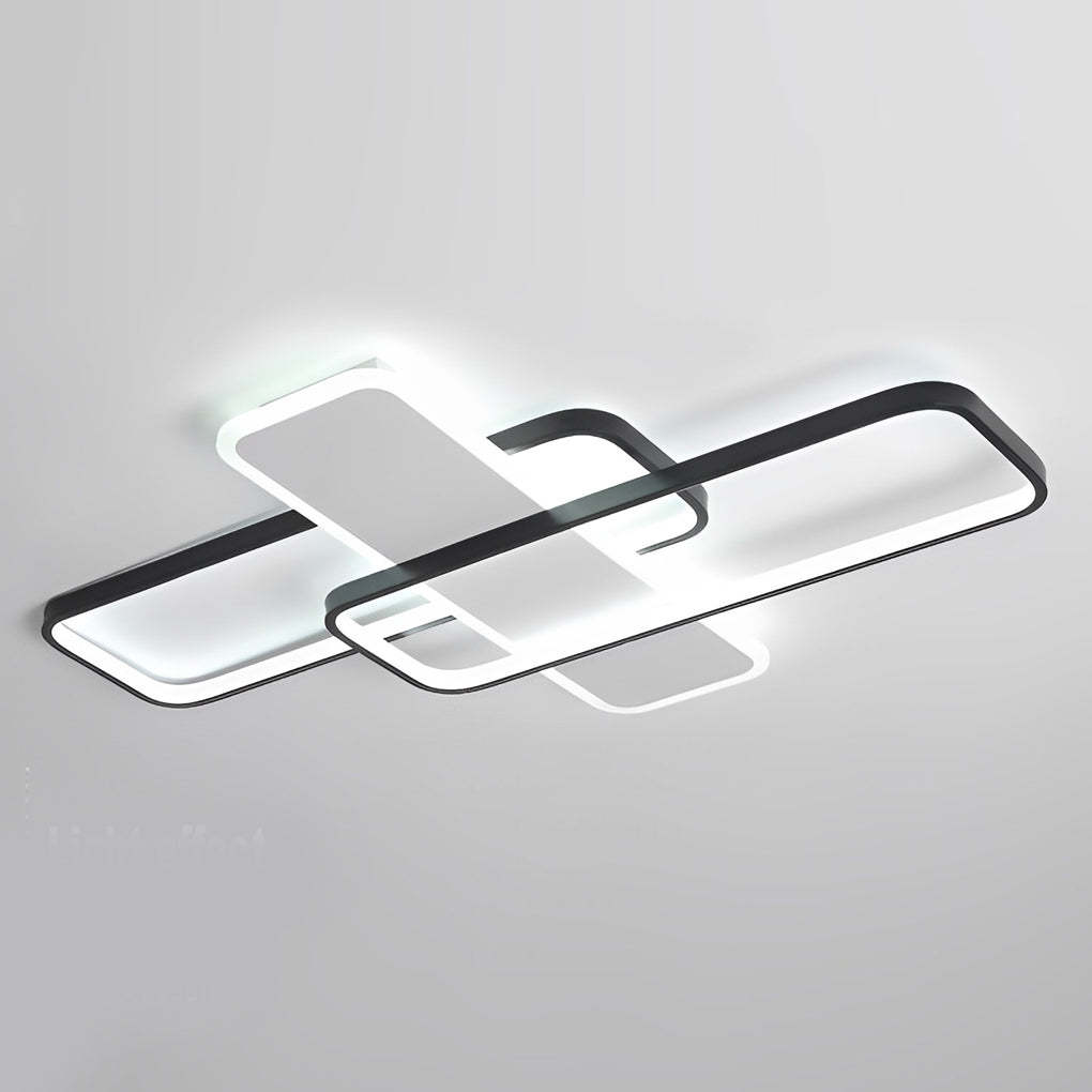 Overlapping Stepless Dimming Nordic Ceiling