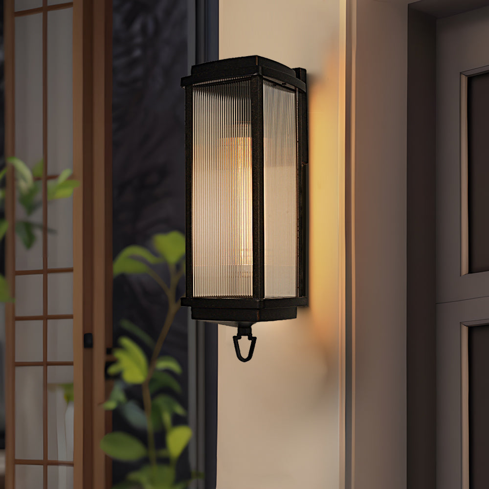 Single Head Outdoor Wall Lantern Sconce