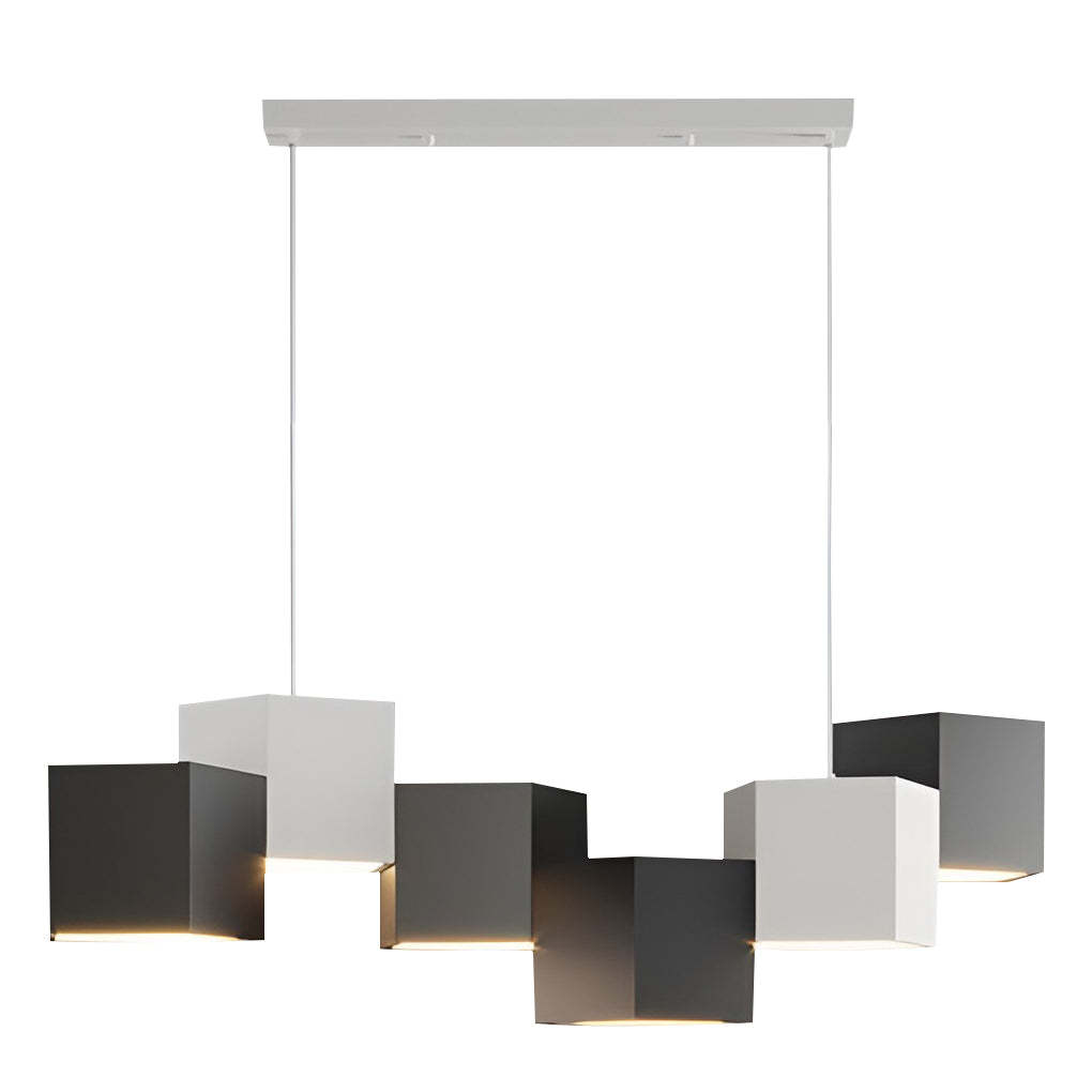 Geometric LED Industrial Pendant Chandelier