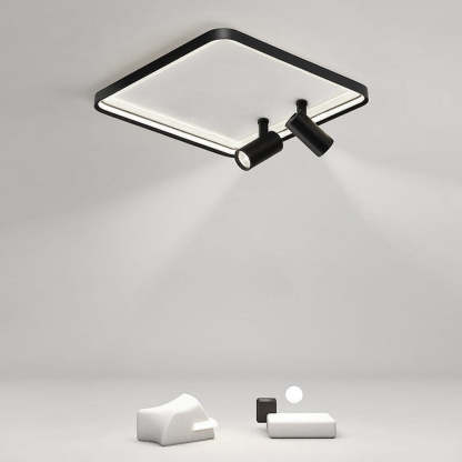 16" Square Dimmable Flush Mount — White / Dimmable