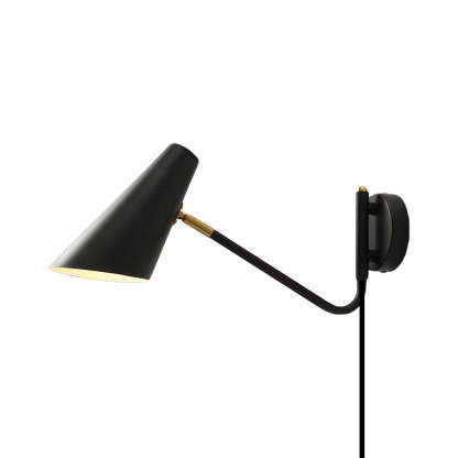 Modern Hoxton Hanging Wall Sconce with Conical Shade - 1-Light-Lighom