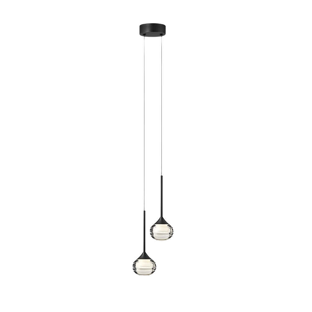 Threaded Acrylic Ball Long-Line Nordic Pendant