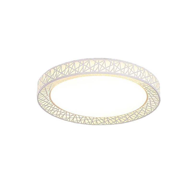 Modern Bird's Nest Iron LED Flush Mount Light