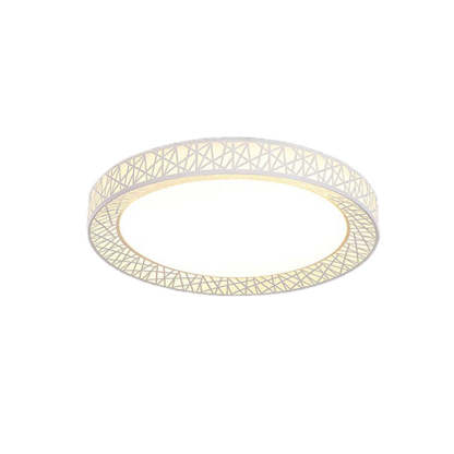 Modern Bird's Nest Iron LED Flush Mount Light