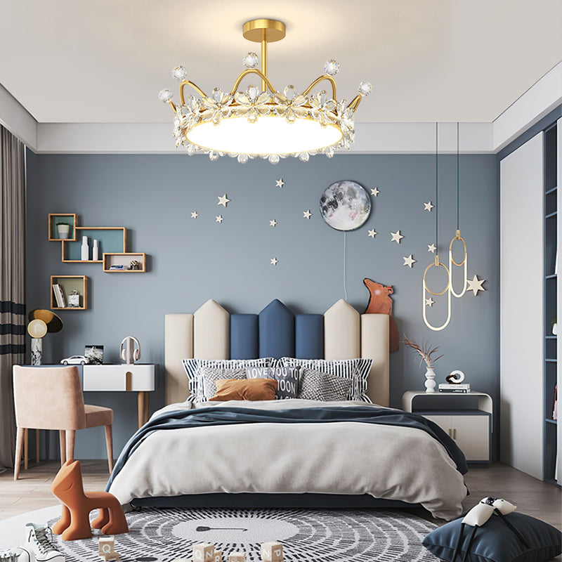 Crown Dimming Starry Sky Projection Ceiling Light