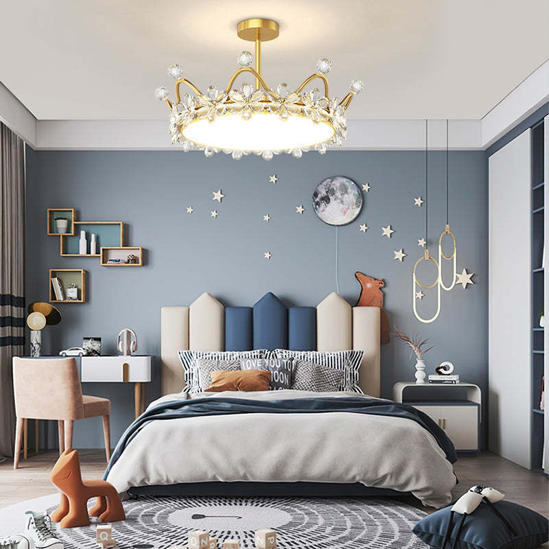 Crown Dimming Starry Sky Projection Ceiling Light