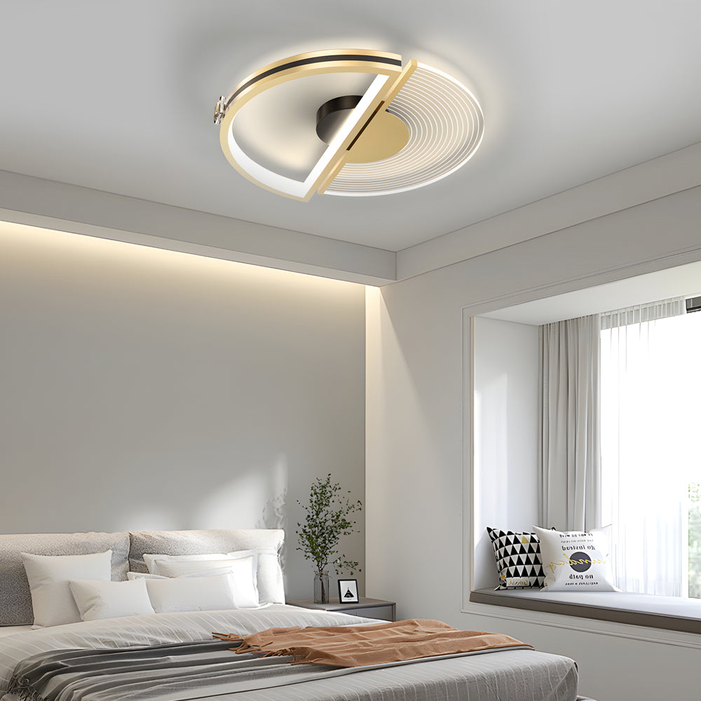 Round LED Modern Ceiling Light Fixture