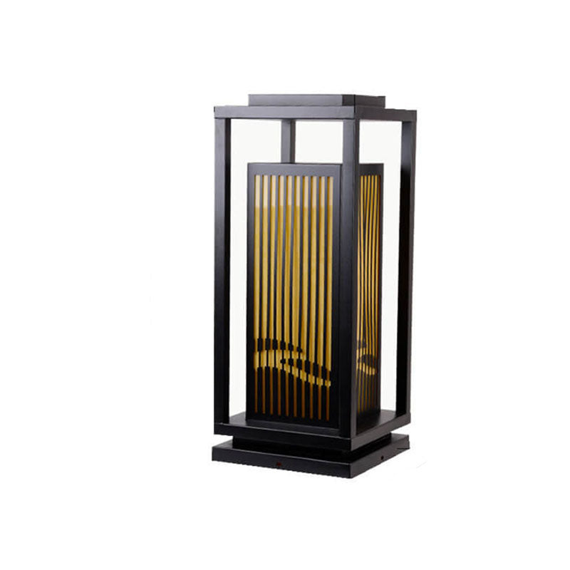Chinese Square Cage Outdoor Lawn Path Light