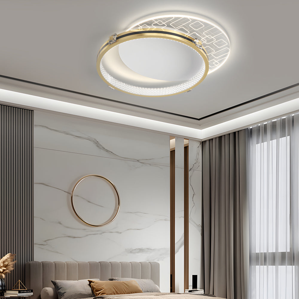 Round Acrylic LED Dimmable Modern Ceiling Light