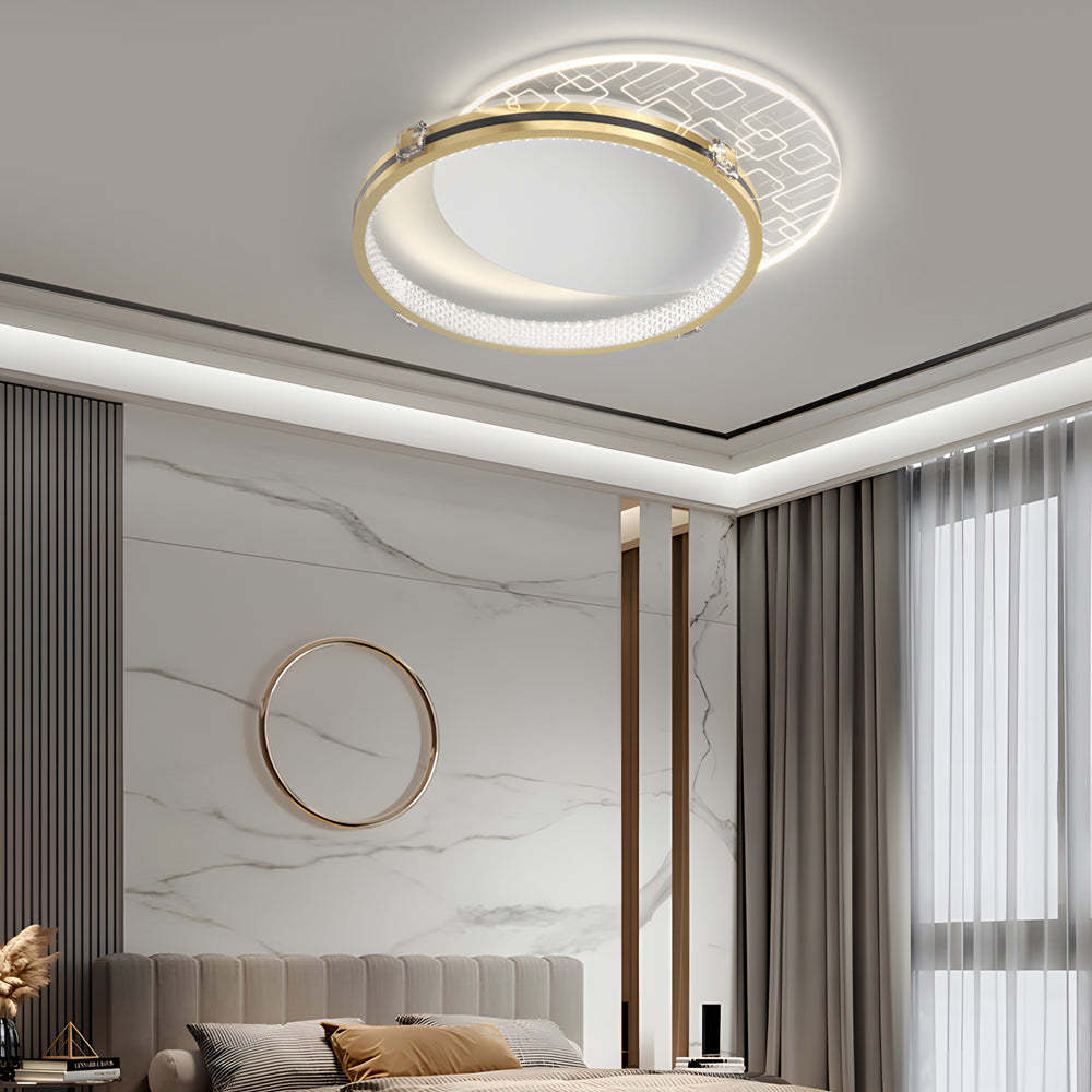 Round Acrylic LED Dimmable Modern Ceiling Light