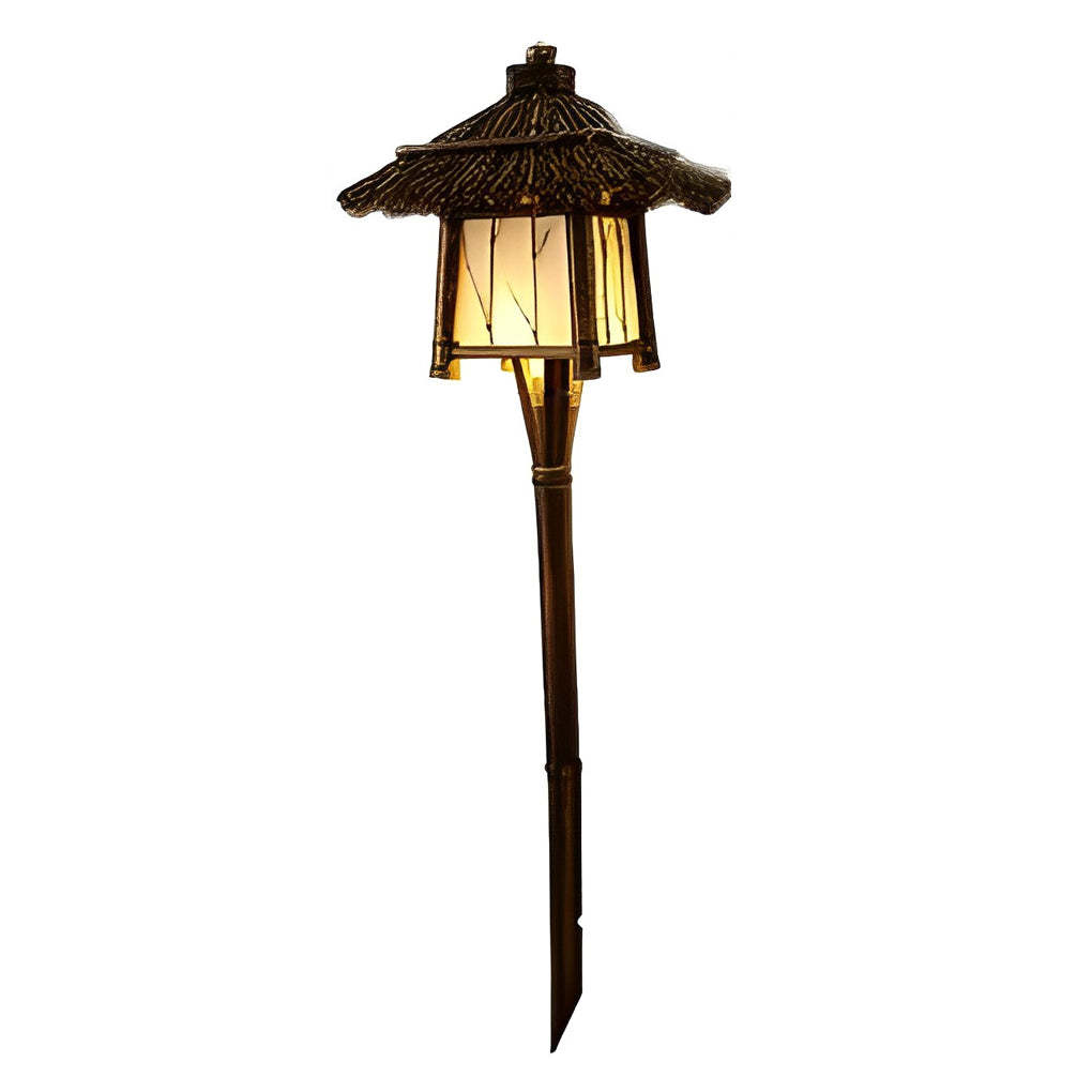 Rustic Bamboo E27 Landscape Warm Lights For Pergola Hanging Lighting Or Path Lighting-Lighom