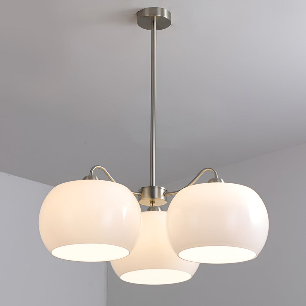 Glass White Vintage Pendant Chandelier