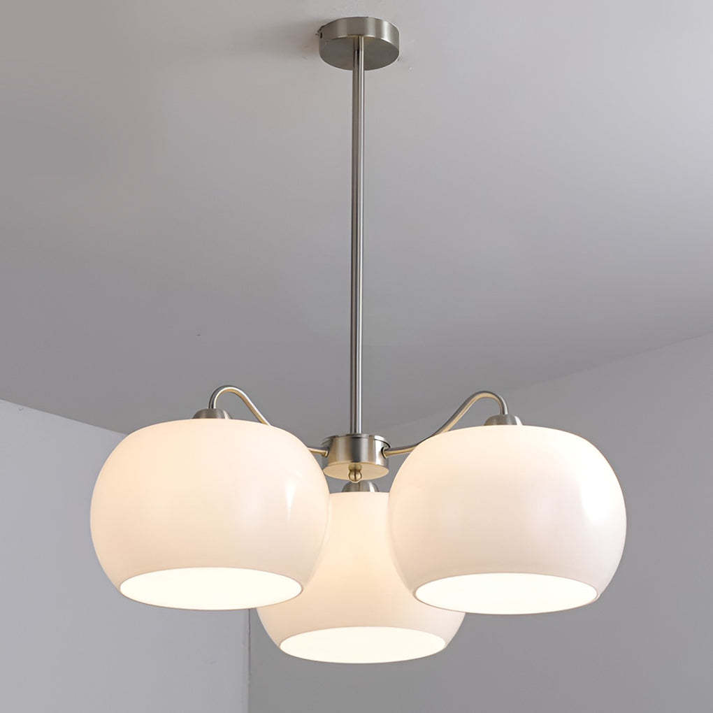 Glass White Vintage Pendant Chandelier