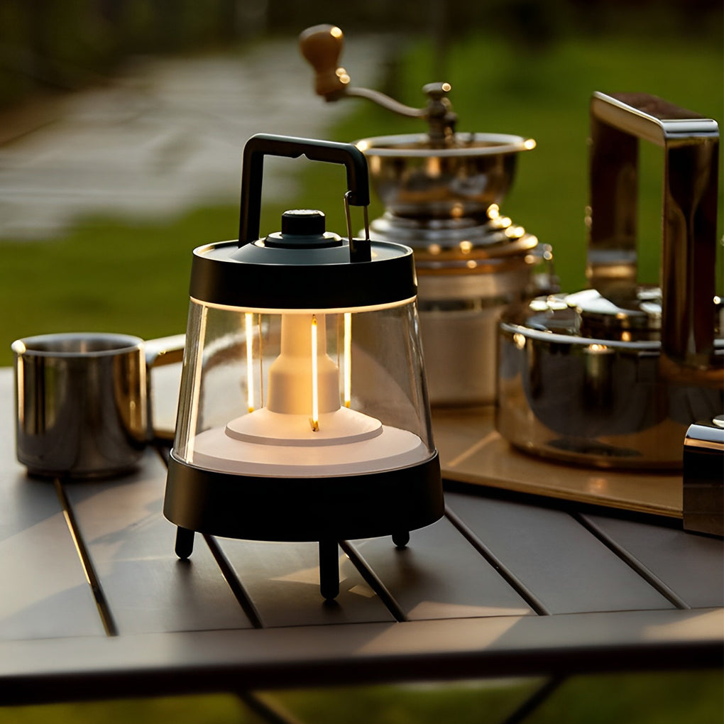 Waterproof USB 5V Rechargeable LED Dimmable Green Modern Camping Lights-Lighom