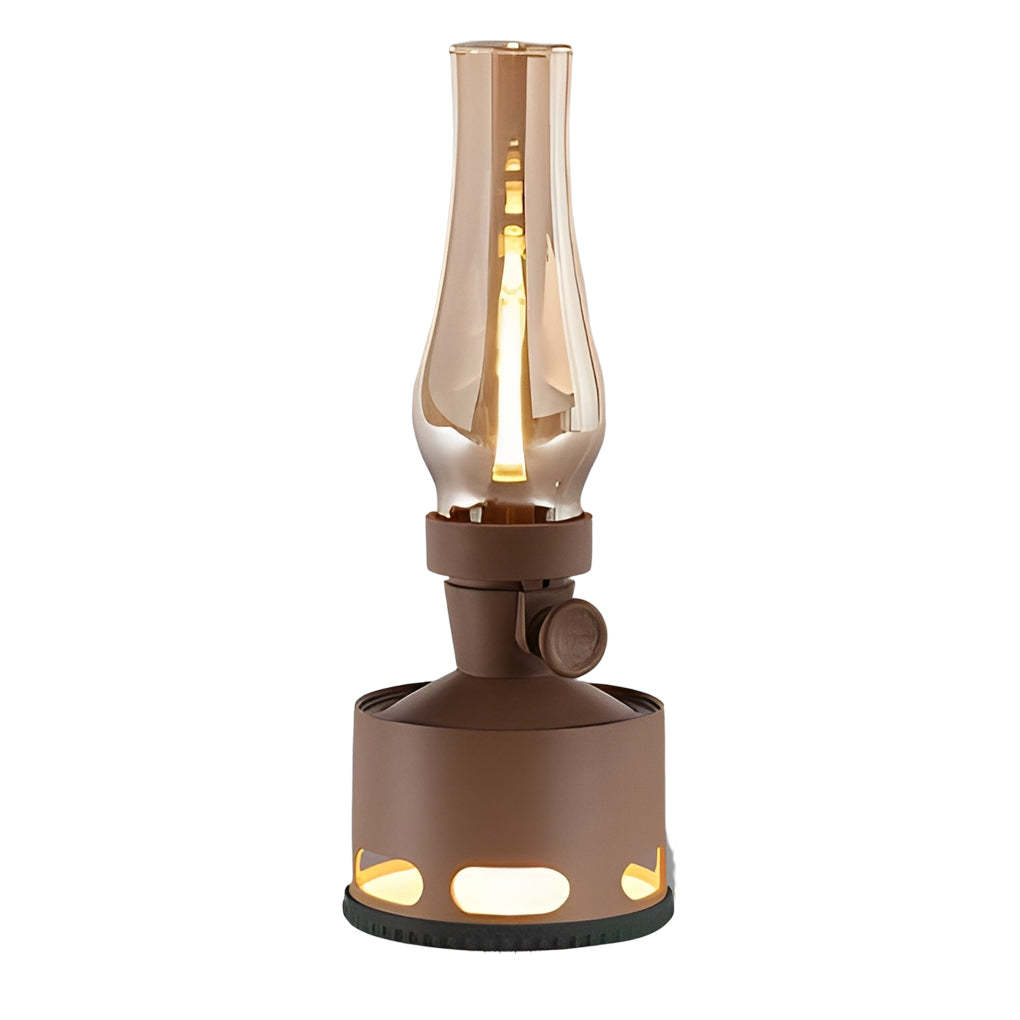 Modern Battery Operated Kerosene Style LED Table Lamp-Lighom