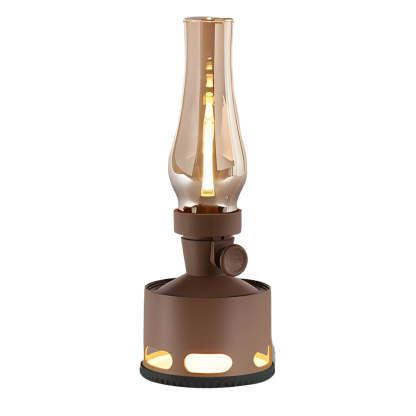 Modern Battery Operated Kerosene Style LED Table Lamp-Lighom