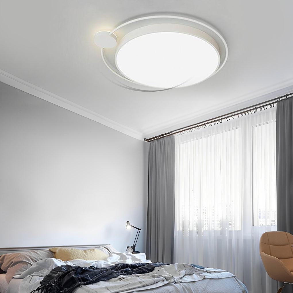 Circular Dimmable LED Nordic Flush Mount