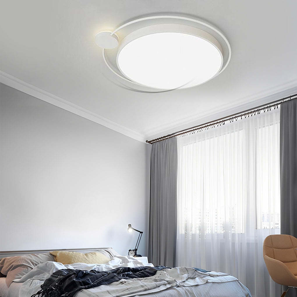 Circular Dimmable LED Nordic Flush Mount