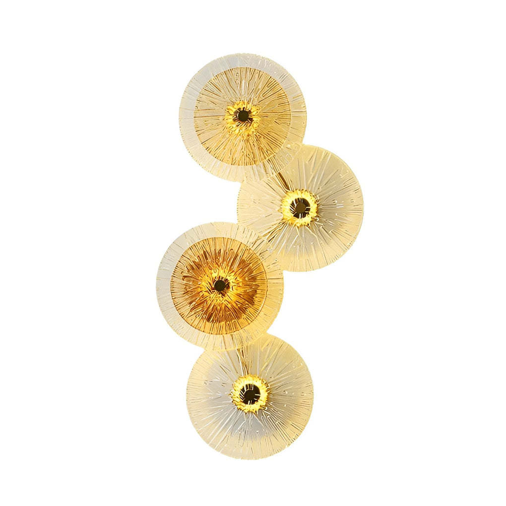 Round Glass Postmodern LED Wall Light