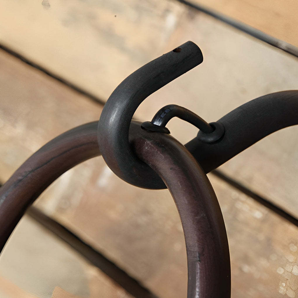 Creative Candlestick LED Iron Black Retro American-style Wall Lamp-Lighom