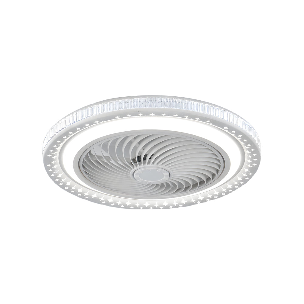 19.7 in. Bladeless LED Ceiling Fan with Remote