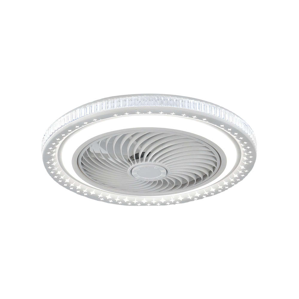 19.7 in. Bladeless LED Ceiling Fan with Remote