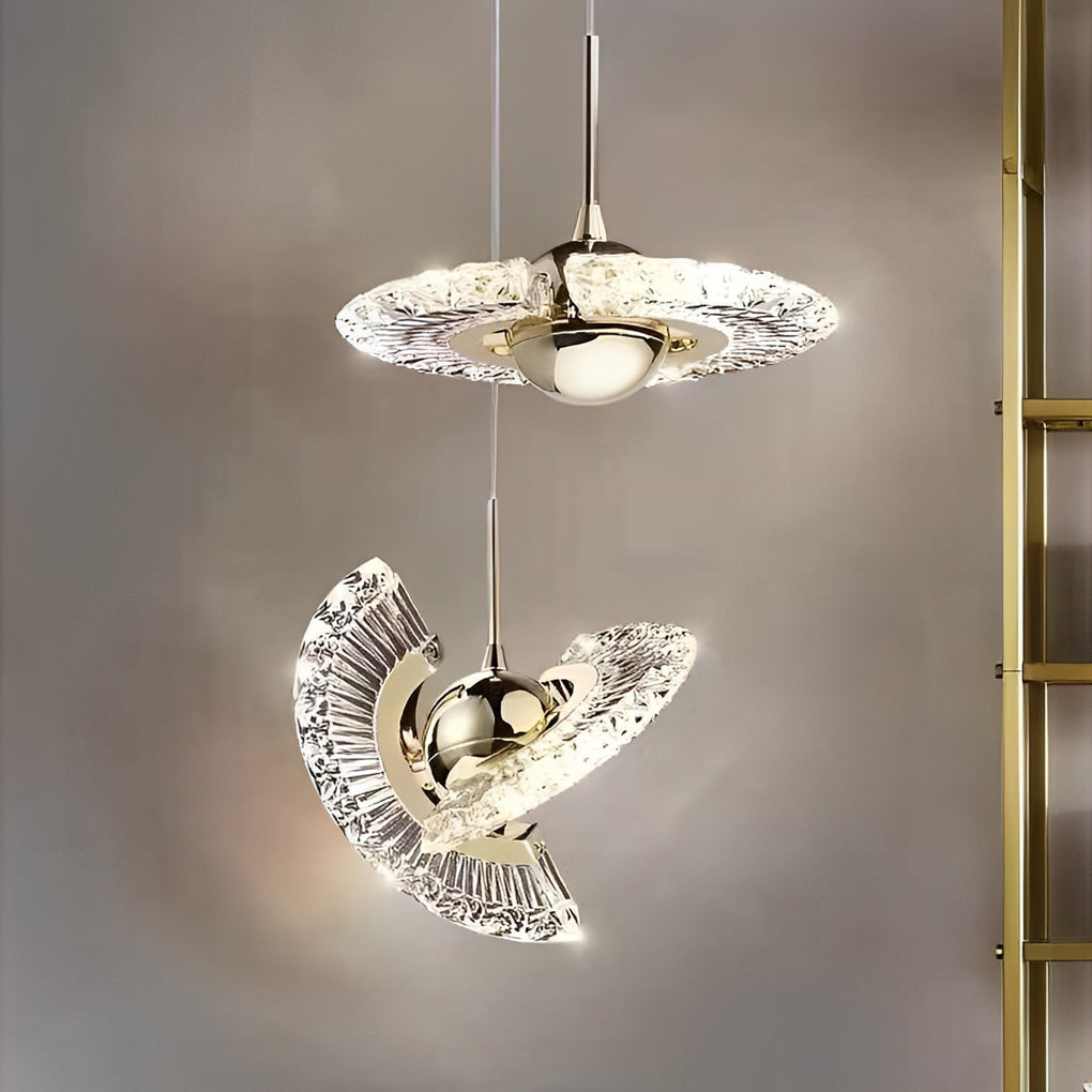 Adjustable Circle LED Nordic Pendant Lighting Hanging Lamp Island Lights-Lighom