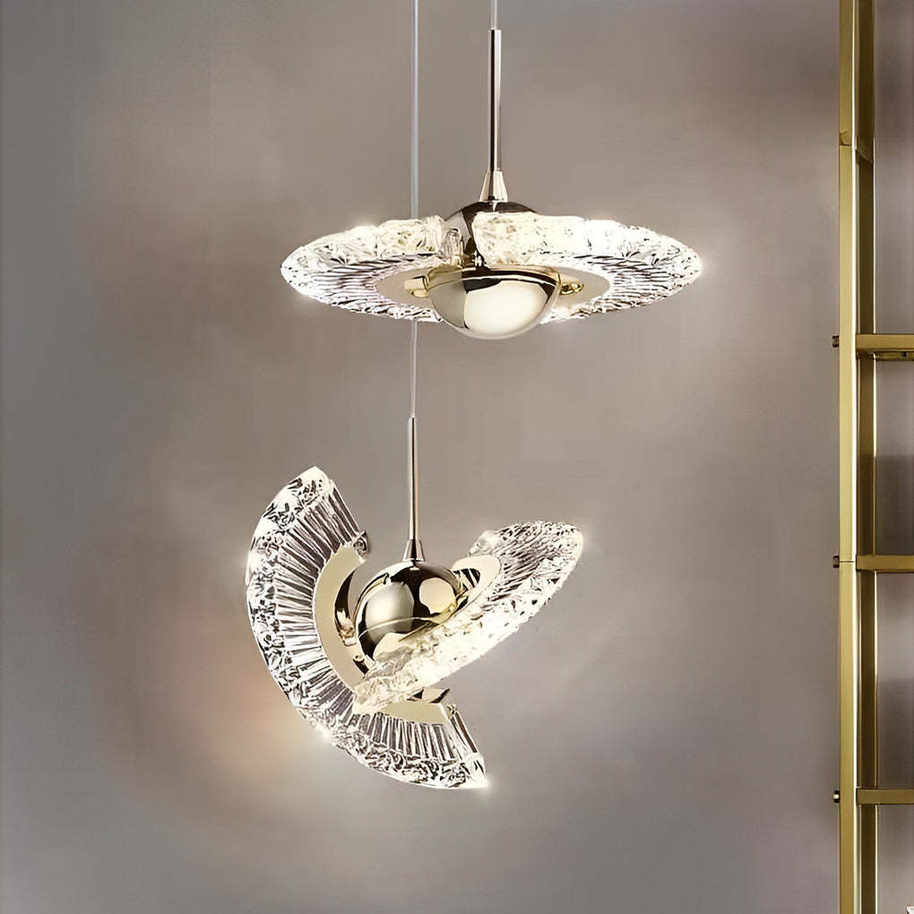 Adjustable Circle LED Nordic Pendant Lighting Hanging Lamp Island Lights-Lighom