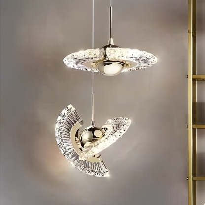 Adjustable Circle LED Nordic Pendant Lighting Hanging Lamp Island Lights-Lighom