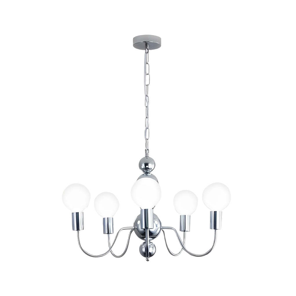 Iron Glass Ball Minimalist French Chandelier