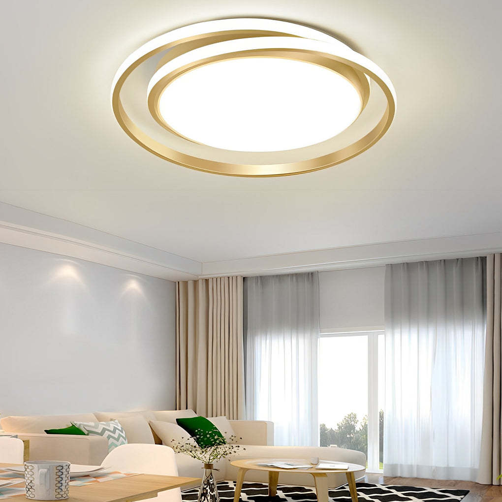 Circular Stepless Dimming Modern Ceiling Light