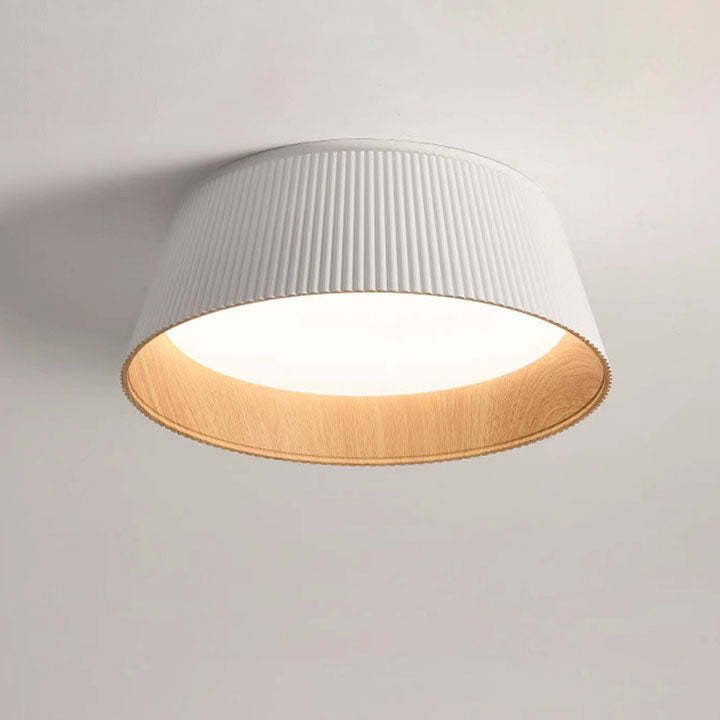 Nordic Minimalist Round Iron LED Flush Mount Light
