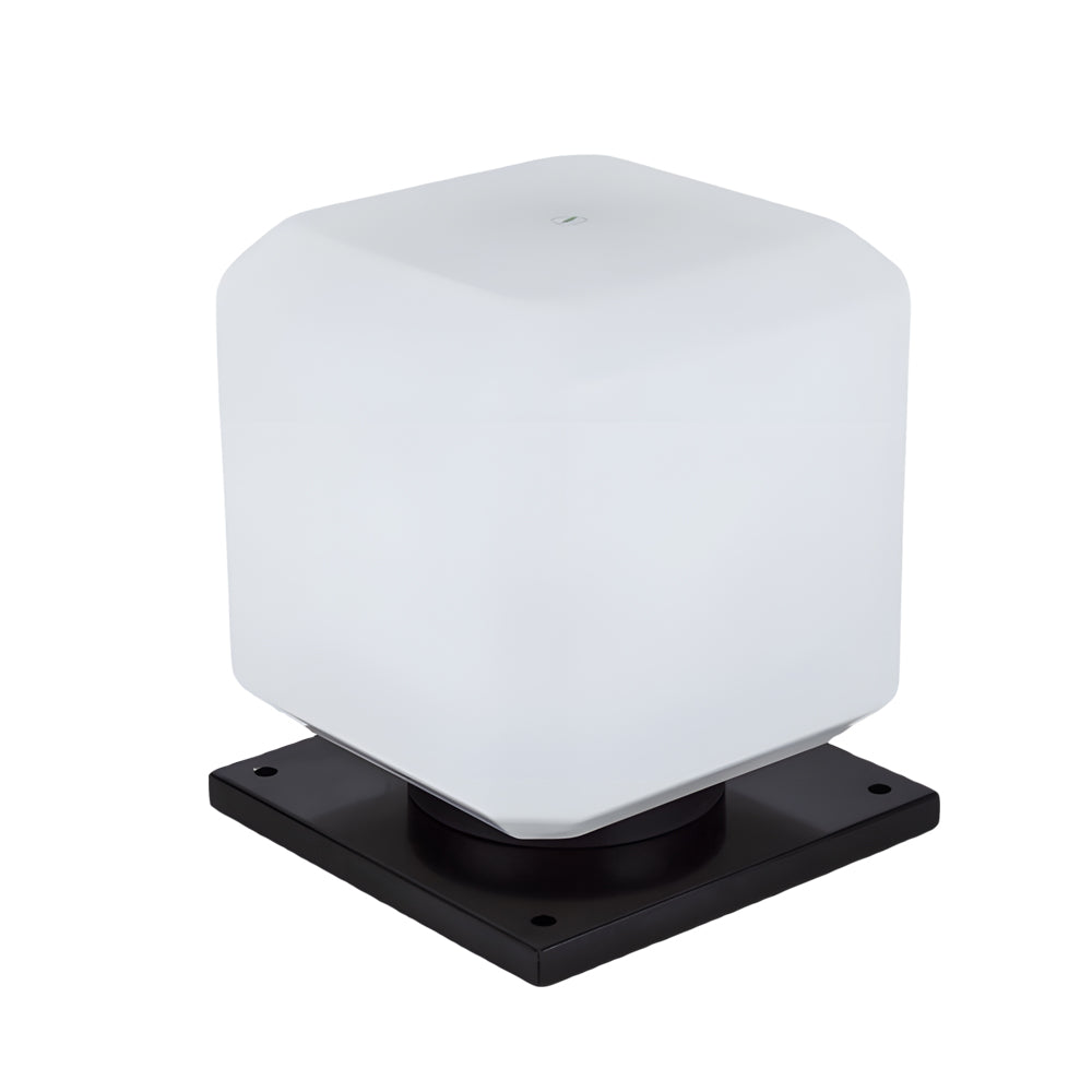 Waterproof Cube Outdoor LED Pier Mount Post Lamp for Garden-Lighom